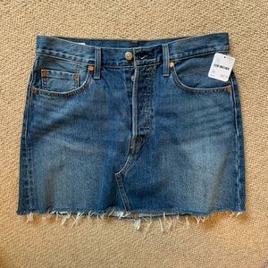 levis denim skirt